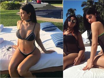 Kylie Jenner presume sus curvas en traje de baño