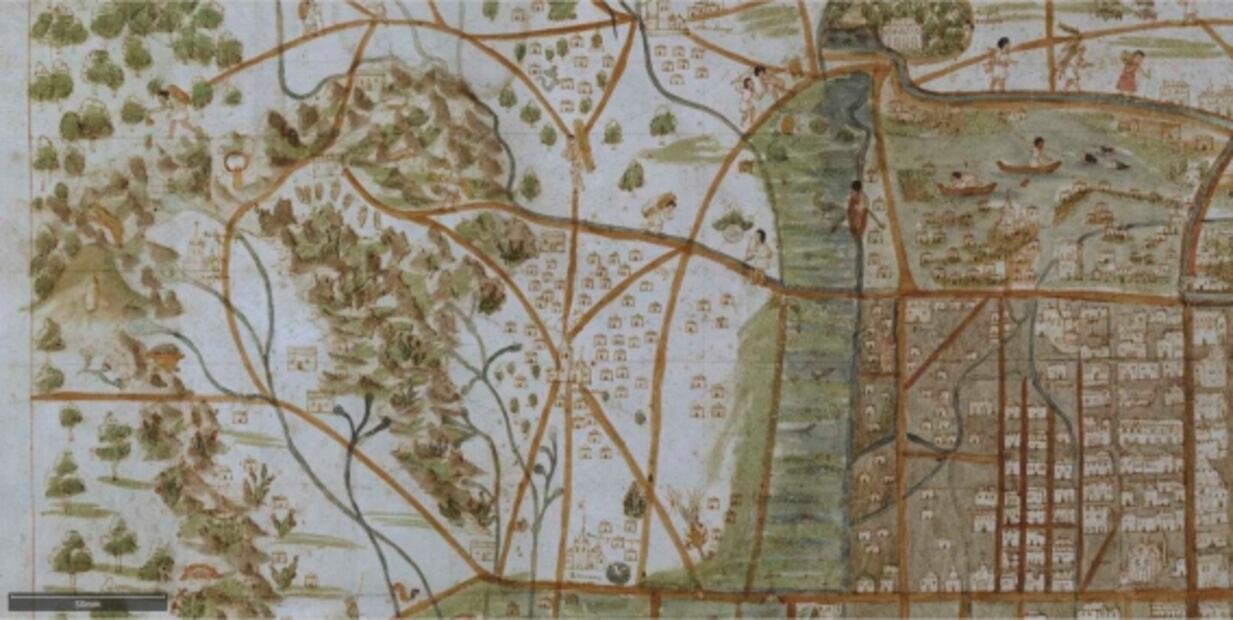 Las huertas carmelitas que había en San Ángel