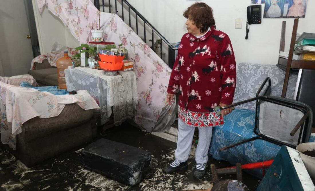 Fuertes lluvias afectan viviendas en Iztapalapa (03/06/2025). Foto: Francisco Rodríguez