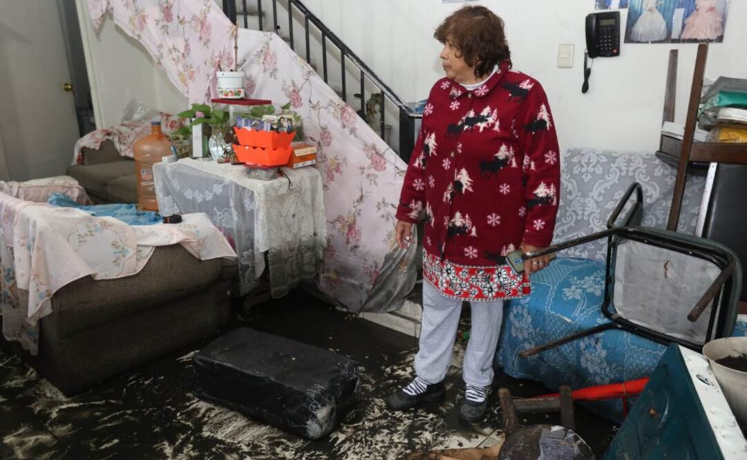Fuertes lluvias afectan viviendas en Iztapalapa (03/06/2025). Foto: Francisco Rodríguez