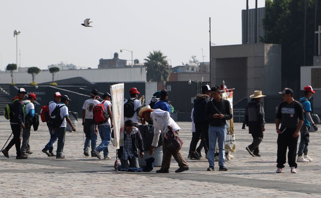 Peregrinos. Foto: Carlos Mejía/EL UNIVERSAL