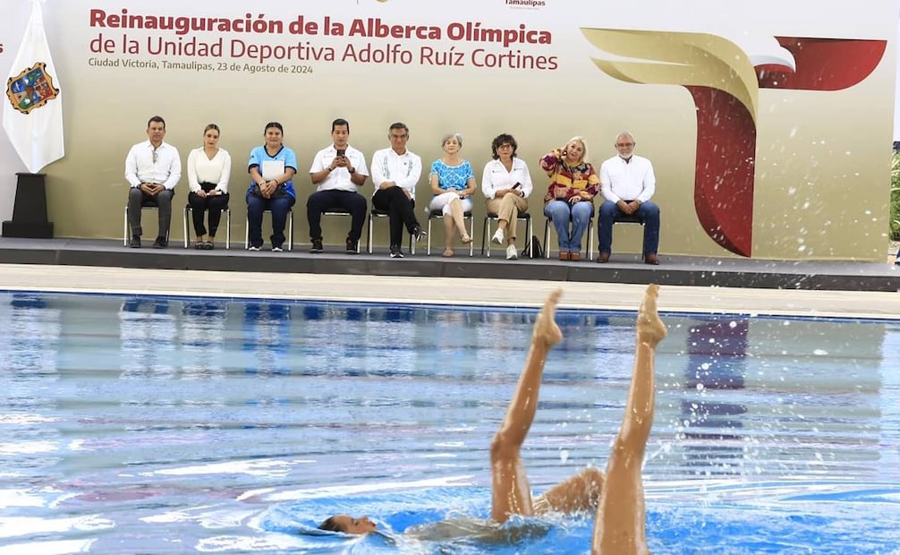 Se invirtieron 54.5 millones de pesos en la reconstrucción de la alberca olímpica. Foto: especial b