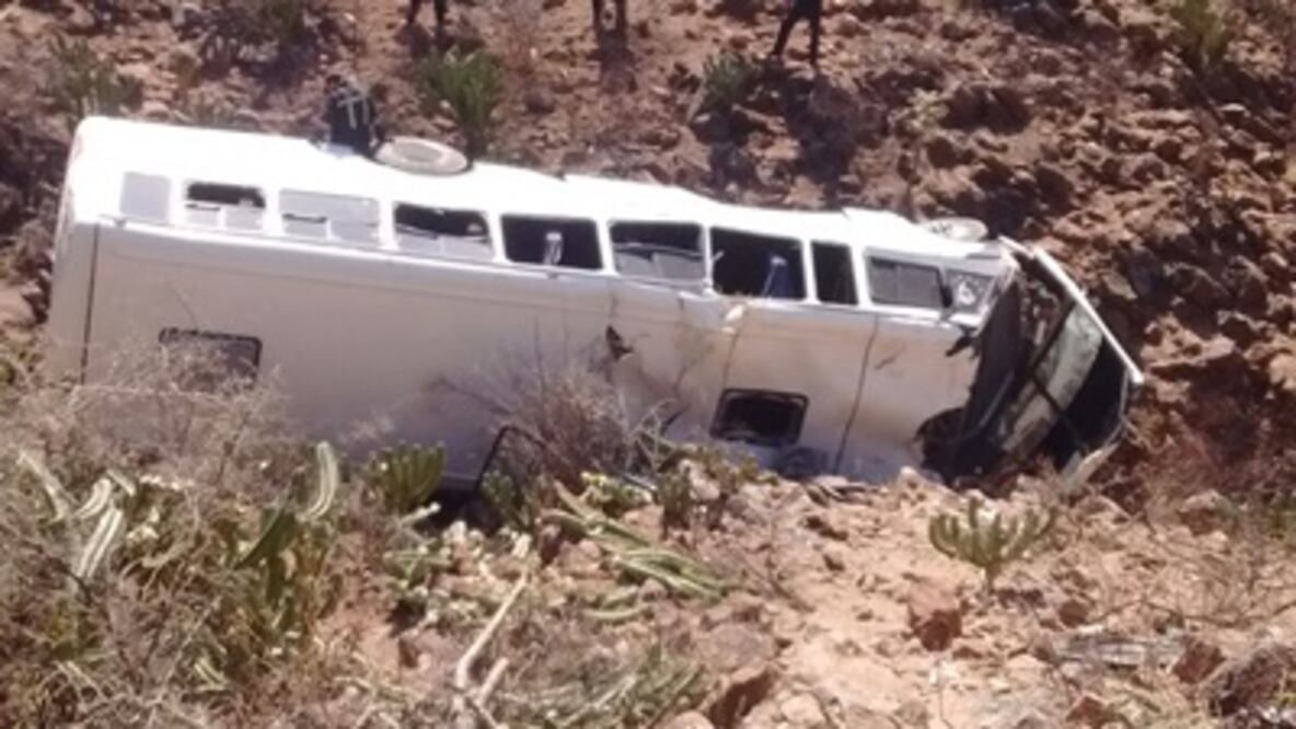 Imagen ilustrativa de un accidente de autobús. Foto: EL UNIVERSAL
