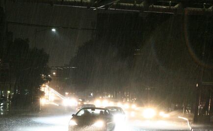 Se registra lluvia generalizada en CDMX