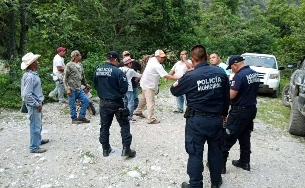 Un adolescente fue arrastrado por la corriente del río Moctezuma, en la comunidad de La Mora. Foto: Especial.
