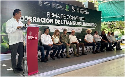 Con apoyo de fuerzas federales, autoridades de Michoacán toman control del Tianguis Limonero en Apatzingán