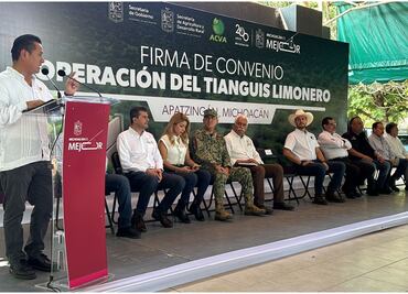 Con apoyo de fuerzas federales, autoridades de Michoacán toman control del Tianguis Limonero en Apatzingán