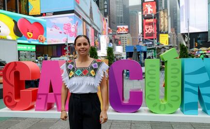 Llevan a Nueva York letras de la marca Cancún; será visualizada por más de medio millón de personas
