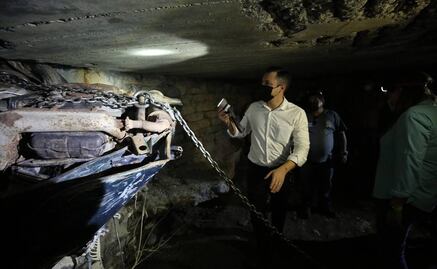 Hallan vocho en el drenaje de Monterrey, Nuevo León