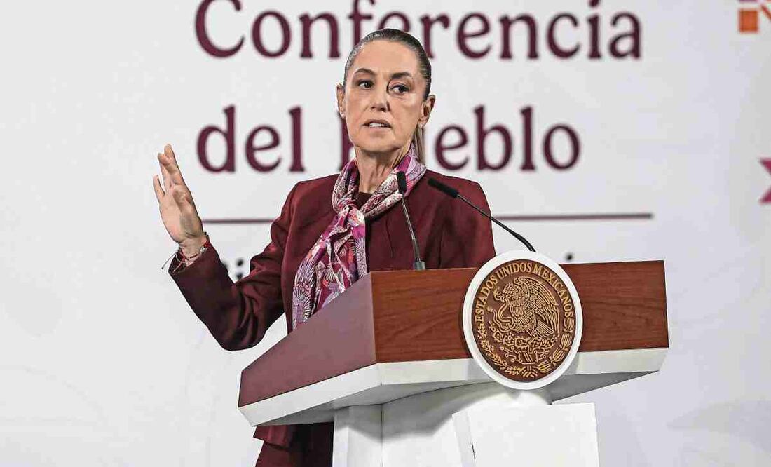 Claudia Sheinbaum subrayó que su gobierno mantiene un sistema de información en tiempo real sobre las afectaciones por lluvias. Foto: Gabriel Pano / EL UNIVERSAL