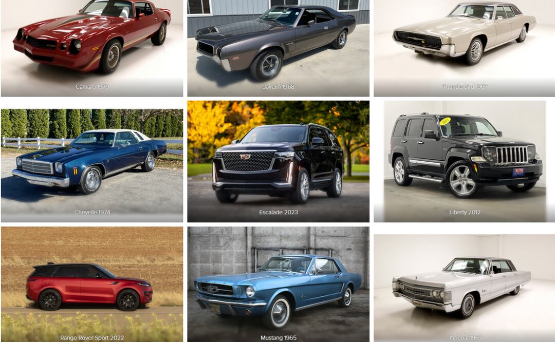 Parte de la colección de 18 vehículos de Francisco Javier Antonio Martínez, exdirectivo del Sistema Portuario Nacional detenido y asociado con huachicoleros (06/09/2025). Foto: Mexicanos contra la Corrupción