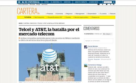 Cofece premia a EL UNIVERSAL por texto sobre telecom