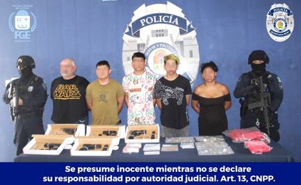 Caen 5 por posesión de armas, objetos robados y narcóticos en Benito Juárez en Quintana Roo