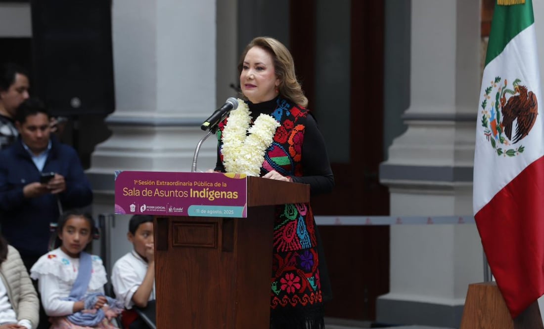 Voluntad y coordinación entre Poderes debe subsanar deuda histórica con pueblos indígenas: Yasmín Esquivel. Foto: Especial