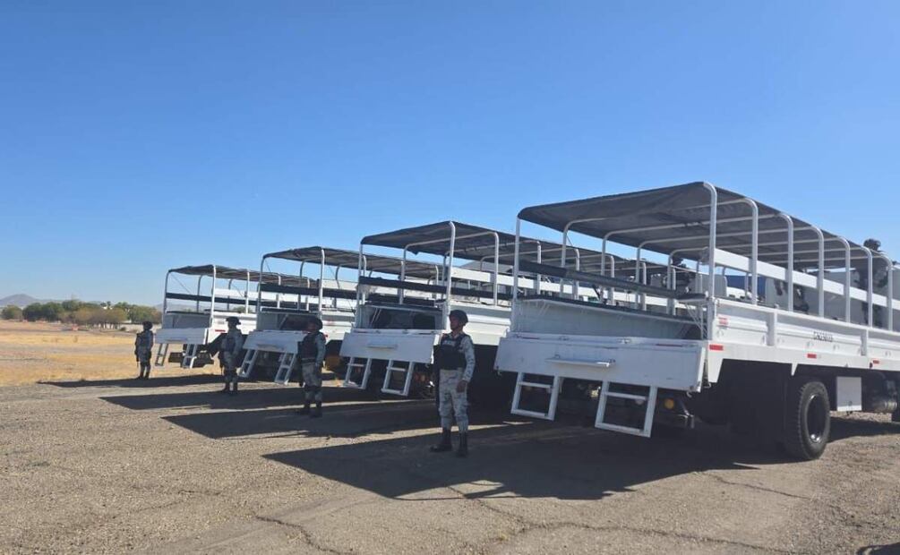 Los elementos de la Guardia Nacional en Sonora serán desplegados en diversos puntos estratégicos (04/02/2025). Foto: Mesa Estatal de Seguridad