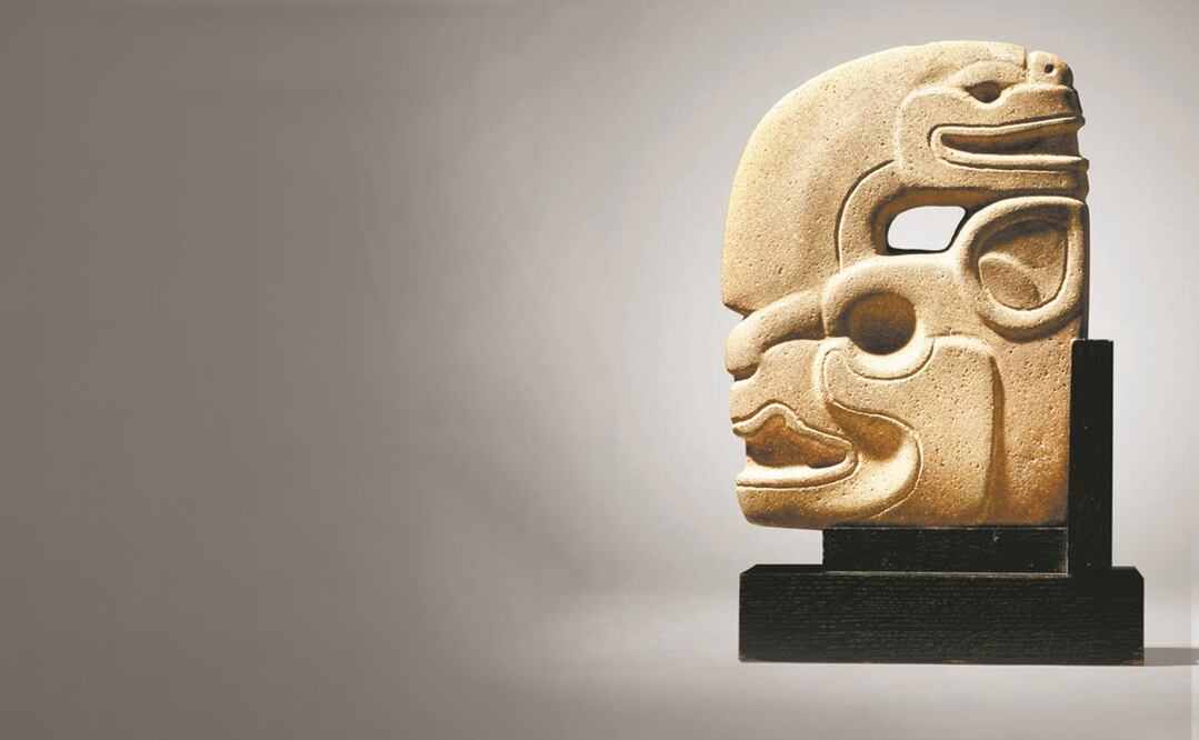 Hacha maya de origen mesoamericano catalogada como lote 97. Foto: www.sothebys.com 