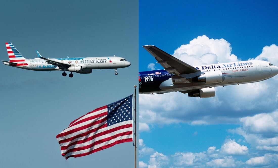 Reanudan vuelos en Delta y American Airlines. Foto: X - @AmericanAir/@Delta