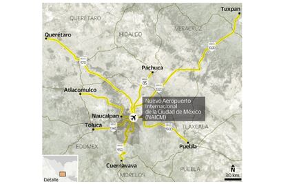 Avenues to be modernized, built for new Mexico City international airport