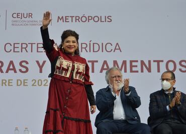 Clara Brugada anuncia programa de escrituras y testamentos para 2025; "vamos a poner metas concretas y avances", dice