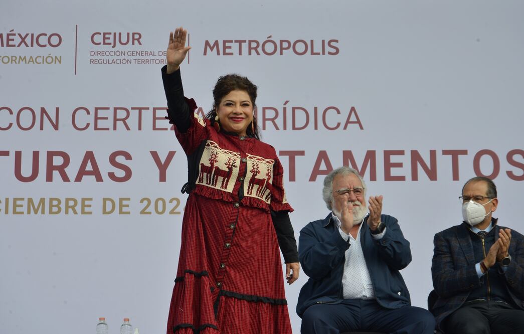 La jefa de gobierno de la Ciudad de México, Clara Brugada anunció un programa de escrituración y de testamentos “sociales” para el próximo año. (Foto: especiales)