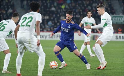 Real Madrid remonta al Elche en la Copa del Rey