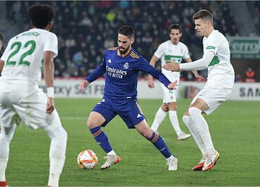 Real Madrid remonta al Elche en la Copa del Rey