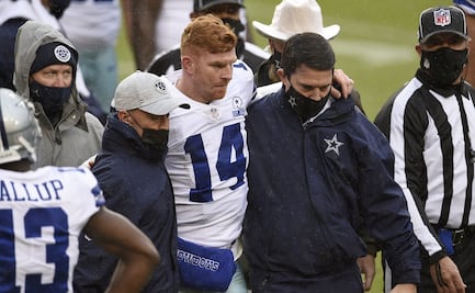 Tras choque en partido, Andy Dalton salió conmocionado