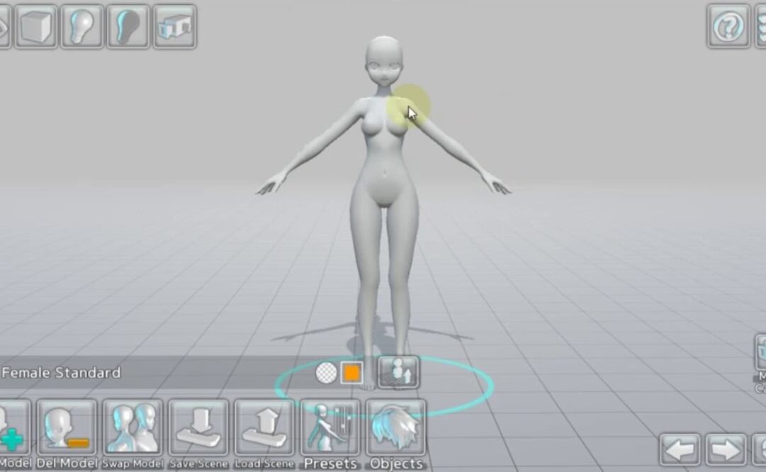 Esta app nos permite tener el control sobre las principales articulaciones del cuerpo humano paras moverlas a placer