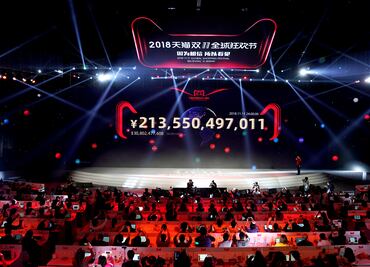 Alibaba bate récord de ventas en Internet el Día del Soltero