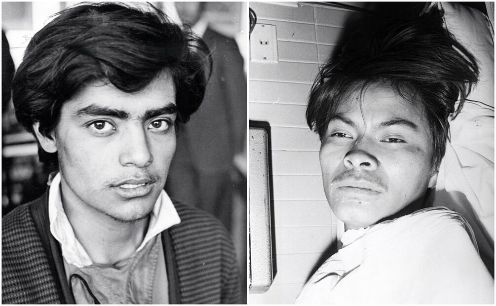 Carlos Andrés Oros Robles y José Barrera Reyes, los dos jóvenes que intentaron robar en la residencia del actor de cine, Julio Alemán.
Foto: Fototeca EL UNIVERSAL.