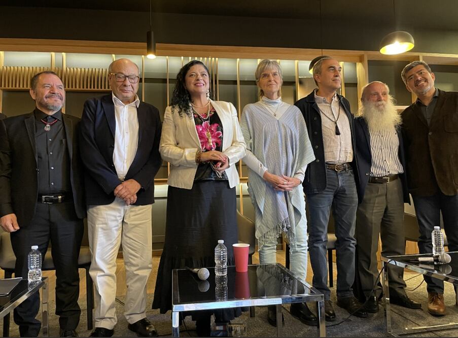 La Cineteca de las Artes fue presentada por la secretaria de cultura Alejandra Frausto.
Foto: EL UNIVERSAL / Nicole Trejo