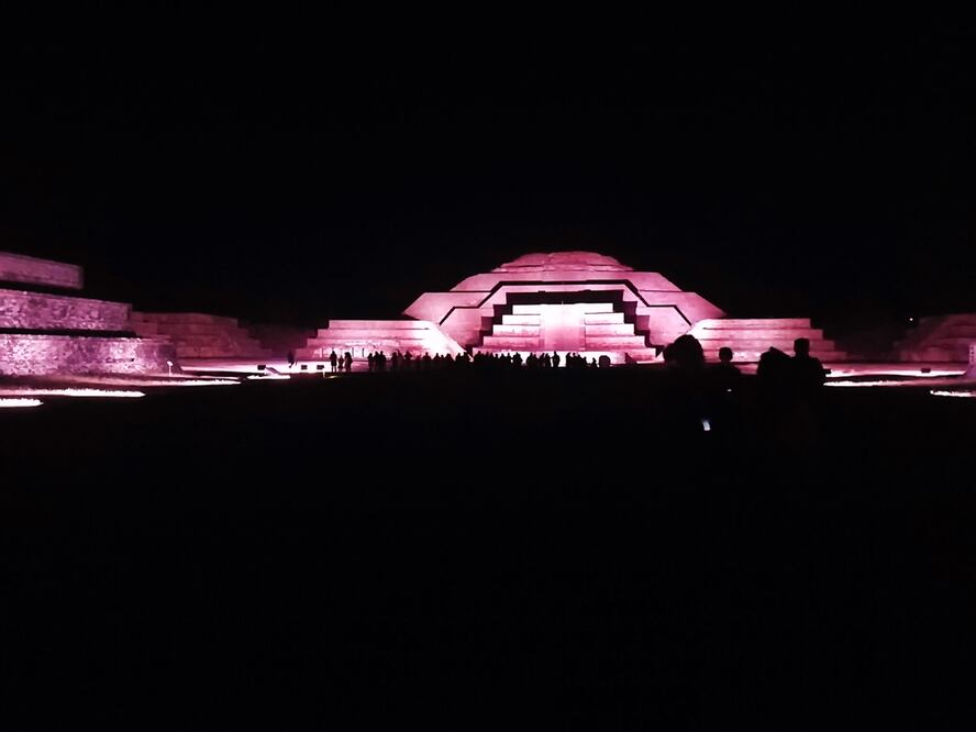 Experiencia Nocturna en Teotihuacán. Foto: Archivo El Universal