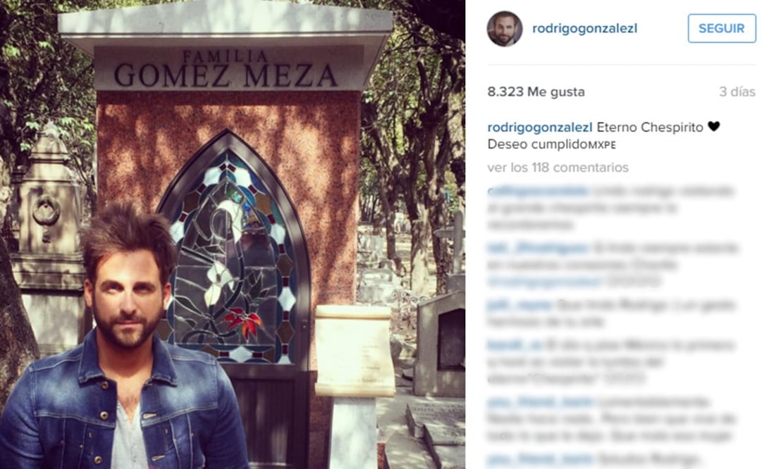 Foto: Tomada del Instagram de Rodrigo González