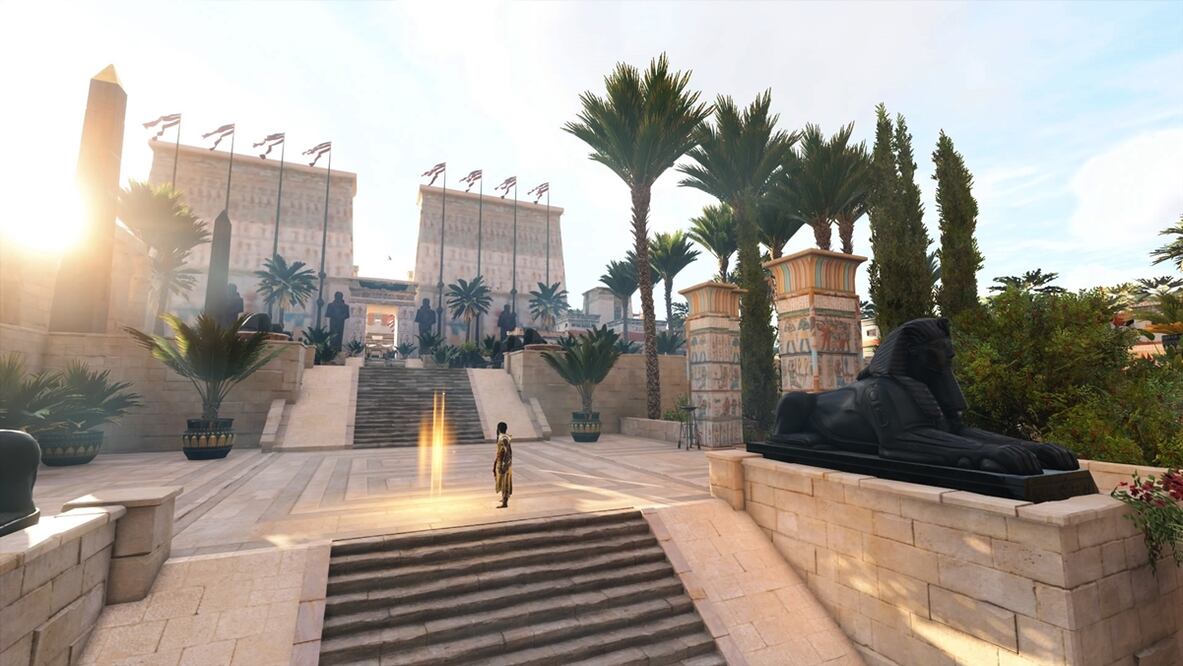 Tour virtual por la Antigua Grecia y Egipto. Imagen: captura del videojuego Assassin’s Creed