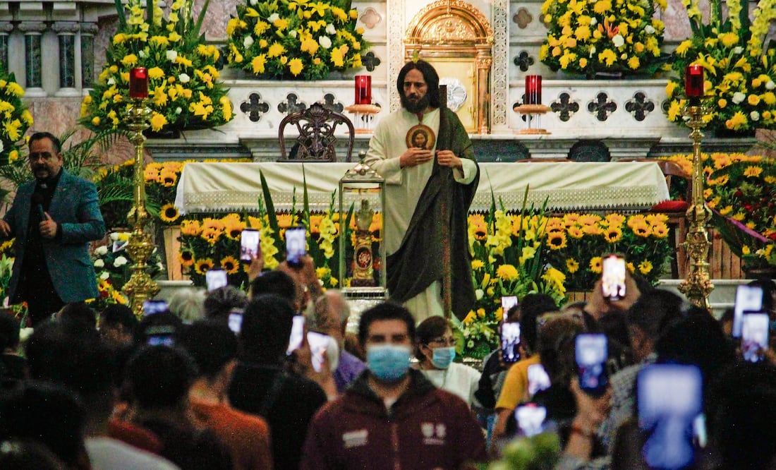 Reliquia de San Judas Tadeo. Foto: Archivo/El Universal