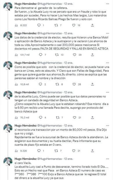 Salinas Pliego responde a presunta estafa de abuelita en banco: "se contradice"