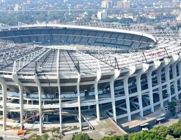 El Estadio Azteca estrenará nueva estructura metálica para el Mundial 2026