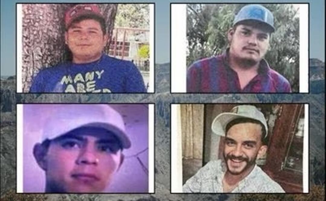 Los cuatro hombres contaban con reporte de desaparición entre los días 26 y 27 de septiembre. Foto: Especial