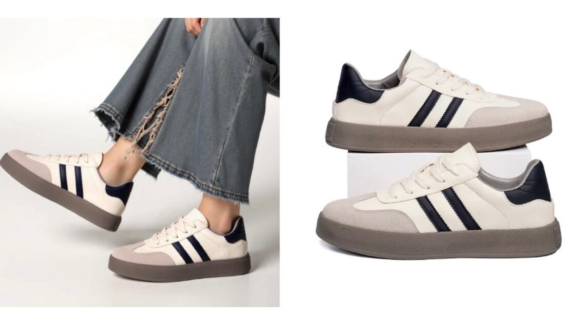 Estos tenis ofrecen estilo, comodidad y una altura discreta. Foto: Pampera MX
