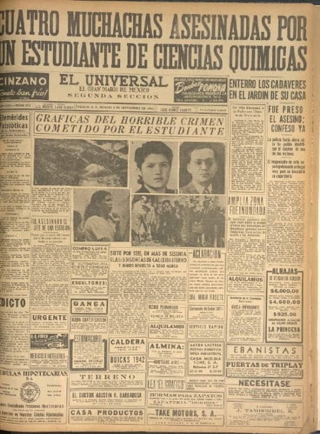 Los cuatro crímenes de "El Goyo" Cárdenas, el feminicida que impactó a México en 1942
