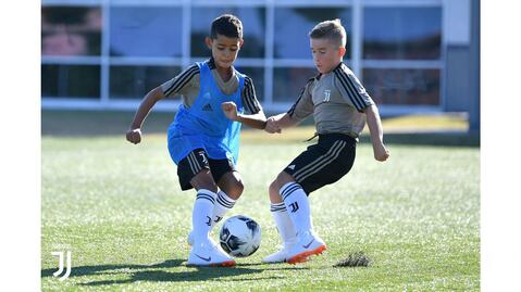 Cristiano Jr. debuta con 4 goles en la Juventus sub-9