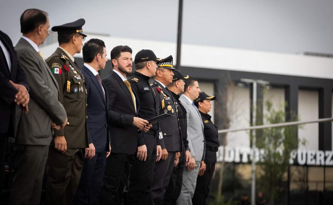 Samuel García afirma que Nuevo León llega blindado al Mundial; gradúan a 133 cadetes.
Foto: Especial.