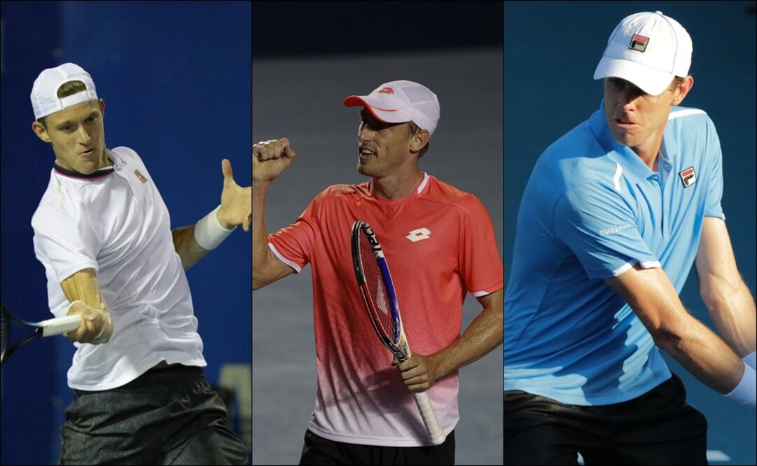 Alex de Minaur, John Millman, John Isner. Foto: Especial