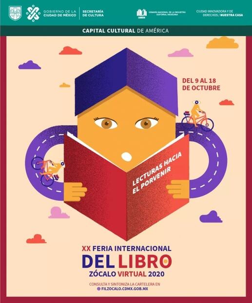 Arranca la Feria Internacional del Libro del Zócalo, en formato virtual