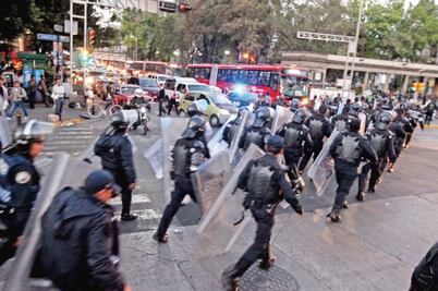 Congreso pide a MAM regulación de protestas
