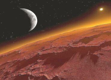 Marte perdió su atmósfera a causa del viento solar y la radiación