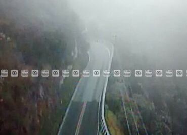 Reportan banco de niebla en la México-Cuernavaca