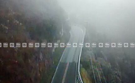 Reportan banco de niebla en la México-Cuernavaca