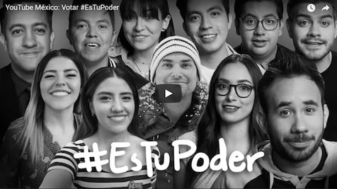 YouTubers call Mexican youth to vote