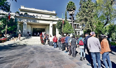 Desde que fue abierto al público, Los Pinos ha sido visitado por 9 millones de personas: SC